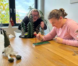 Bürogolf für die Weihnachtsfeier