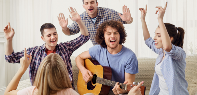 Gemeinsames Singen als Teamevent
