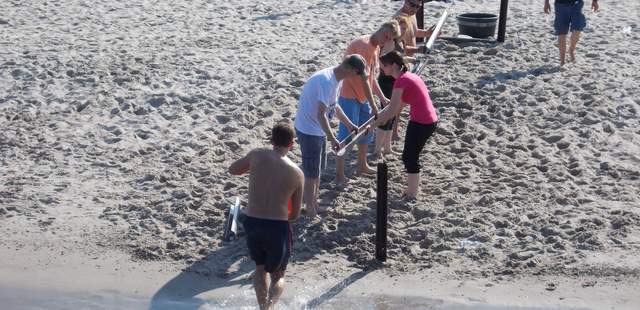 Strandspiele und BBQ in Travemünde