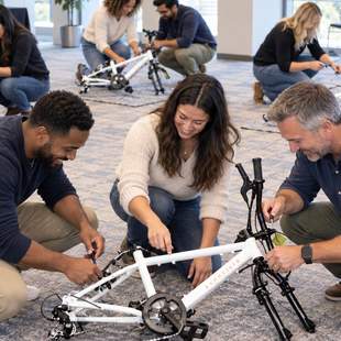 Build a Bike - Weihnachts-Werkstatt CSR-Event - Cycle of Impact
