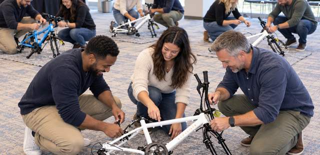 Build a Bike - Weihnachts-Werkstatt CSR-Event - Cycle of Impact