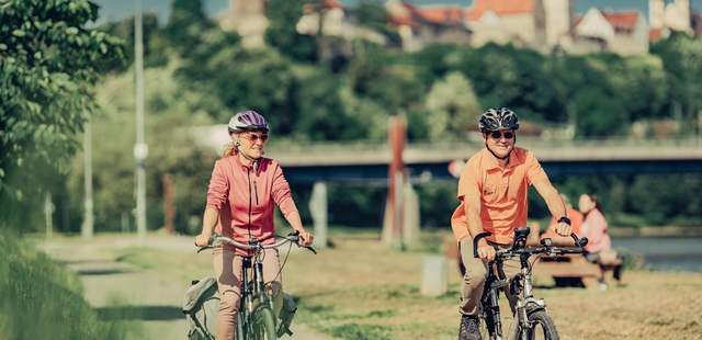 Radfahren auf dem Salz&Sole-Radweg bei Bad Wimpfen