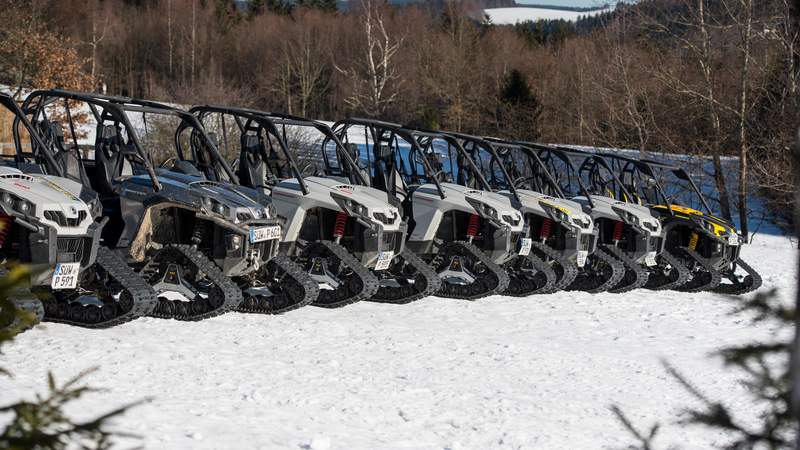 Schneemobil-Buggy-Safari | Snowmobil-Parcours