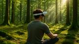 Waldbaden, Gesundheit, Entspannung, BGM, VR, Virtual Reality, Health Tech