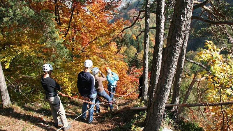 Schnupperklettern auf der Alm