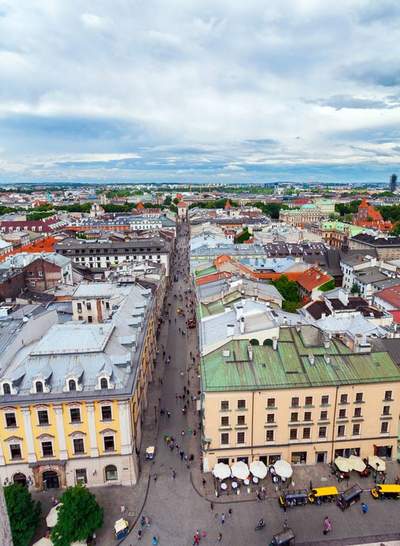 Incentive Reise Gruppenreise Polen Krakau Stadtansicht