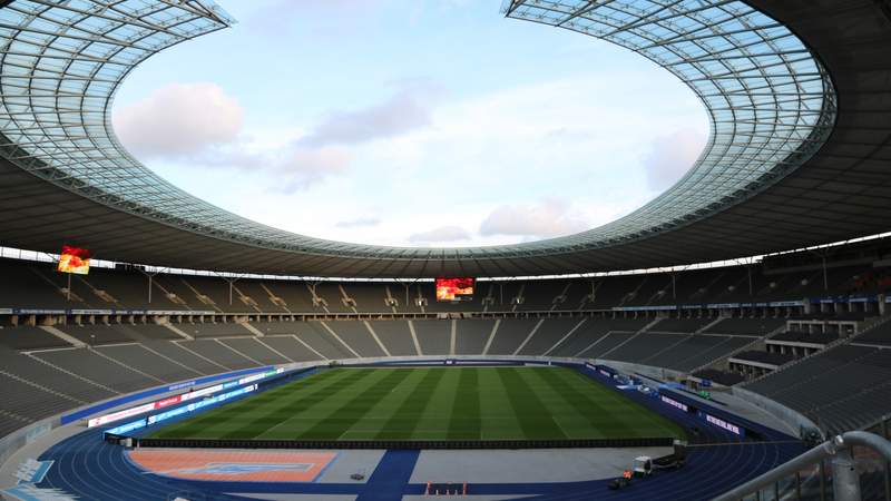 Olympiastadion Berlin Blick ins Berliner Olympiastadion