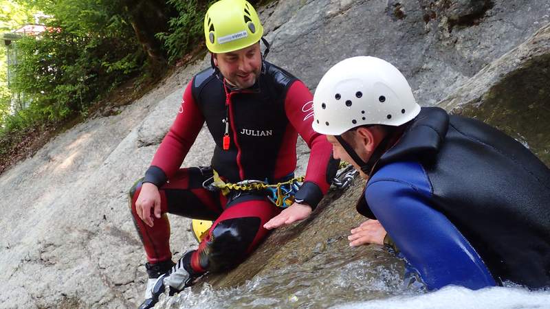 Canyoning für Einsteiger im Allgäu