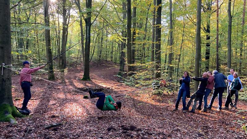 WaldBaden in den Wäldern Berlins- Geocaching+