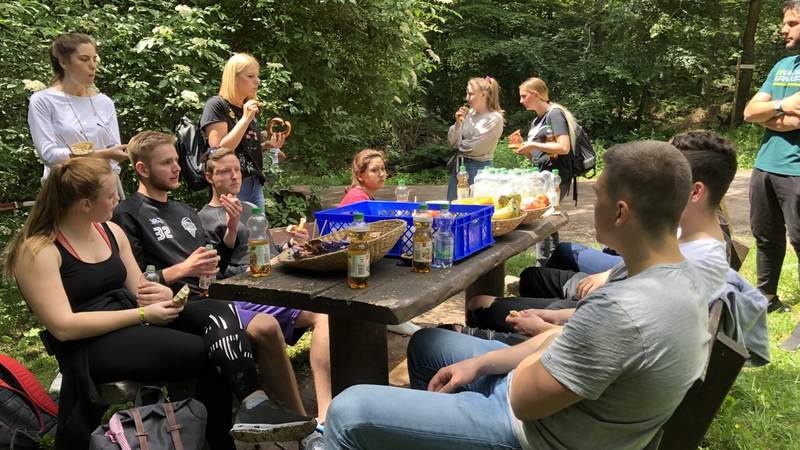 Klettersteig im Mittelrheintal - Teamspannung