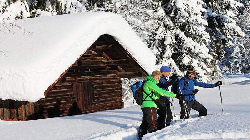 Schneeschuhwanderung im Allgäu