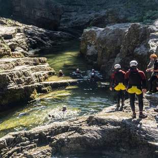 Canyoning, Sommerevents, Outdoorevent, Wasseraktivät, Teambuilding, Teamgeist, Teamzusammenhalt