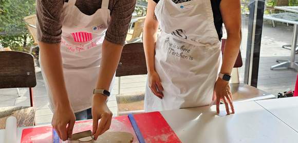 Lustiges Lebkuchenherzen-Back-Event