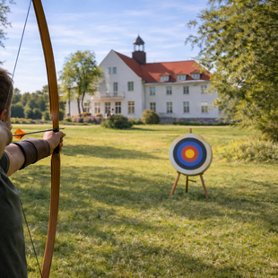 Bogenschütze im Schlosspark