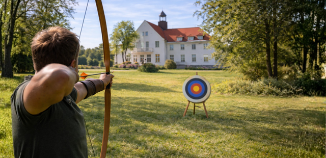 Bogenschütze im Schlosspark