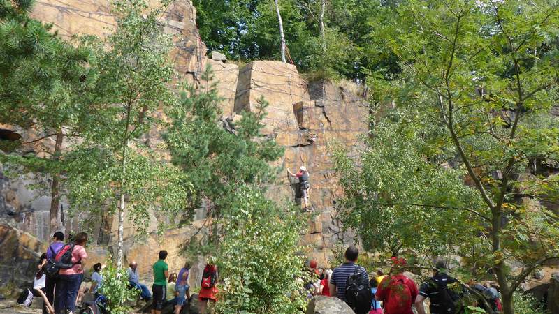 Geocaching+ Granittagebau Lausitz