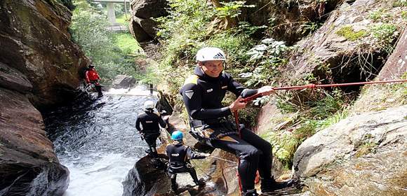 Cayoning mit BBQ im Ötztal oder am Gardasee