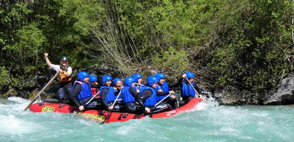 Rafting und Canyoning im Lechtal in Tirol