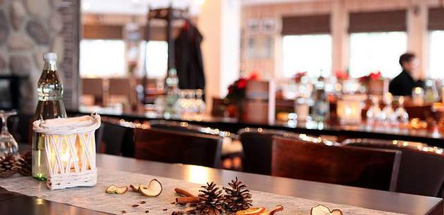 Tischdeko Restaurant Weihnachten Weihnachtsevent Klassisch mit Menu