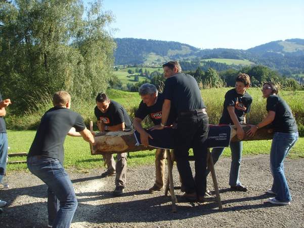 Origineller Event–Stadel für Teambuilding