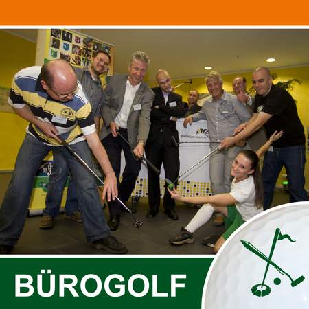 Stadiongolf - Bürogolf im Fußballstadion