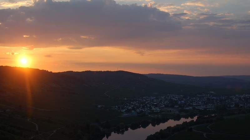 Mosel Sonnenuntergang