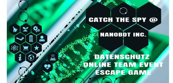Online Team Event Datenschutz - Catch the Spy