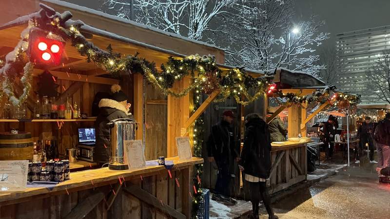 Mobiler Weihnachtsmarkt