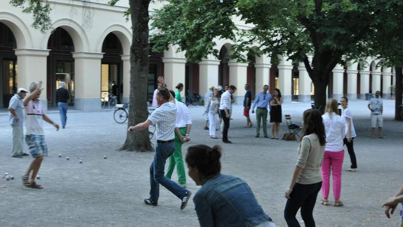 Boule-Turnier für ihre Firma in Stuttgart