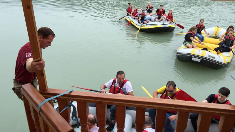 Schlauchboottour in Niederbayern