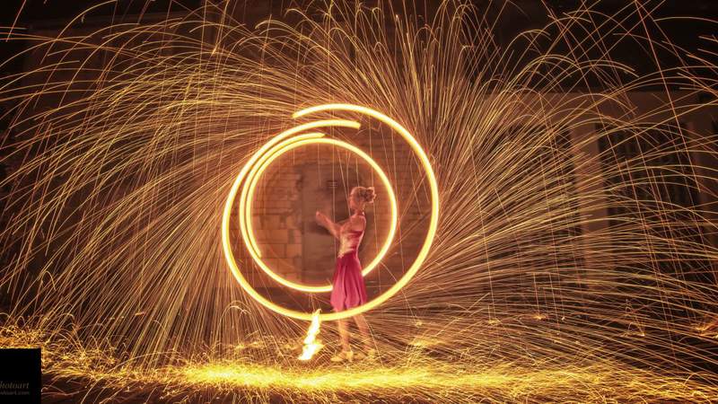 Die moderne Feuershow