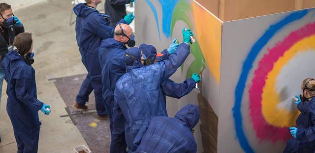 Farbstadt - das Graffiti-Event Graffiti, Teambuilding, Teamevent, Workshop