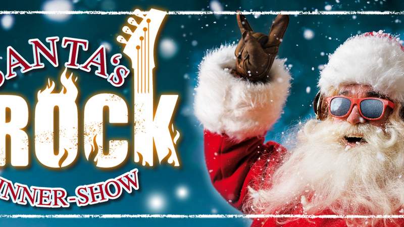 Santas Rock-Dinner-Show Dinner Show als Teamevent