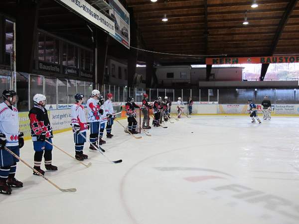 Eishockey Training Team Teambuilding