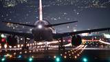 Airport by night