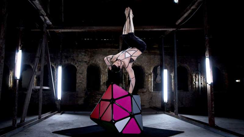 Akrobatikshow Rubik's Cube