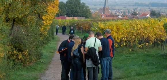 Wein GPS-Caching mit Weinverkostung