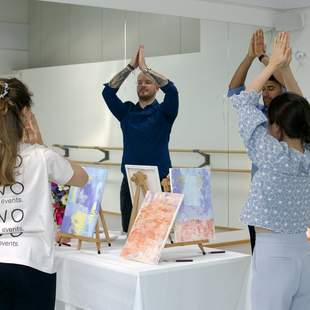 Yoga & Paint Firmenevent