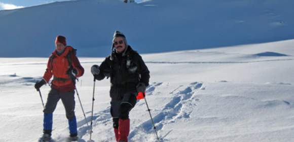 Schneeschuhwandern & Wein in Südtirol