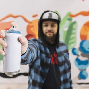 Graffiti Workshop Graffiti sprühen beim Teamevent