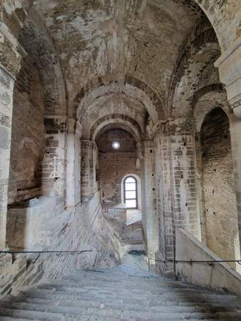 Sacra di Sna Michele Treppengang Sacra di San Michele