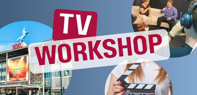 menschen auf einem talkshowsofa bei einem tv workshop