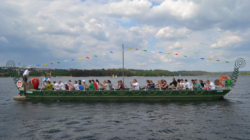 Galeerenfahrt im Fränkischen Seenland