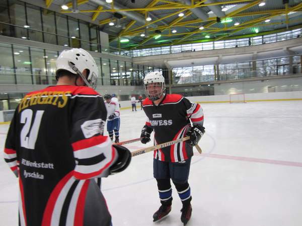 Eishockey Training Team Teambuilding