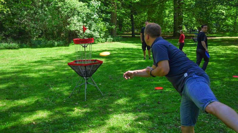 Disc Golf, Discgolf, Firmenevent, Firmenfeier, Betriebsausflug, Teambuilding, Teambuilding Events, Grusel Events,