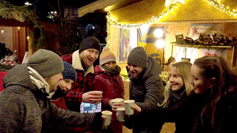 Outdoor X-MAS Challenge in Frankfurt!