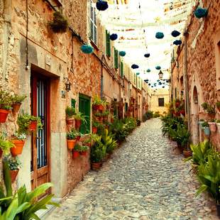 Strasse in Valldemossa