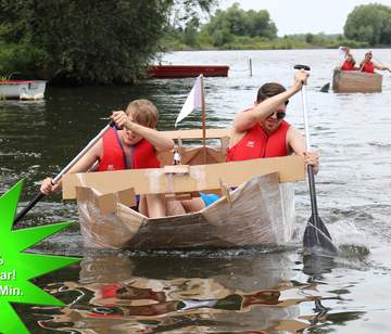 Pappeboot Firmenfeier Event