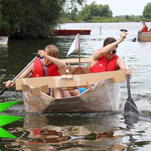 Pappeboot Firmenfeier Event