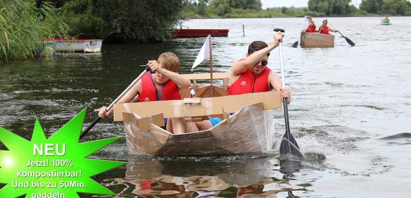 Pappeboot Firmenfeier Event